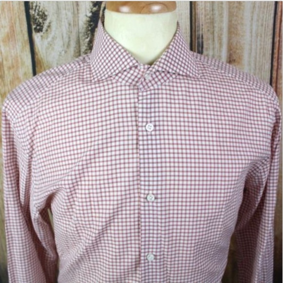 hugo boss spread collar shirt
